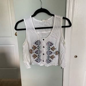 cropped summery top